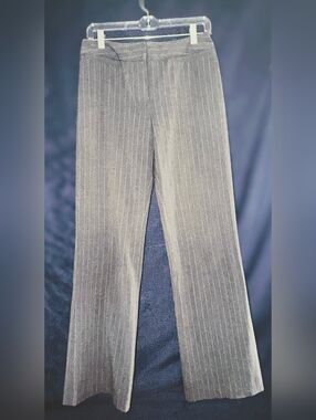 Apt. 9 Gray Pinstripe Boot-Cut Pants Sz 4